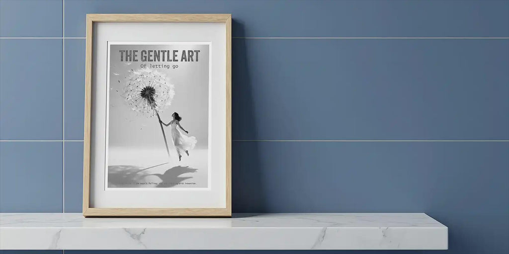 Dandelion Art Print | Spiritual Black and White Wall Decor