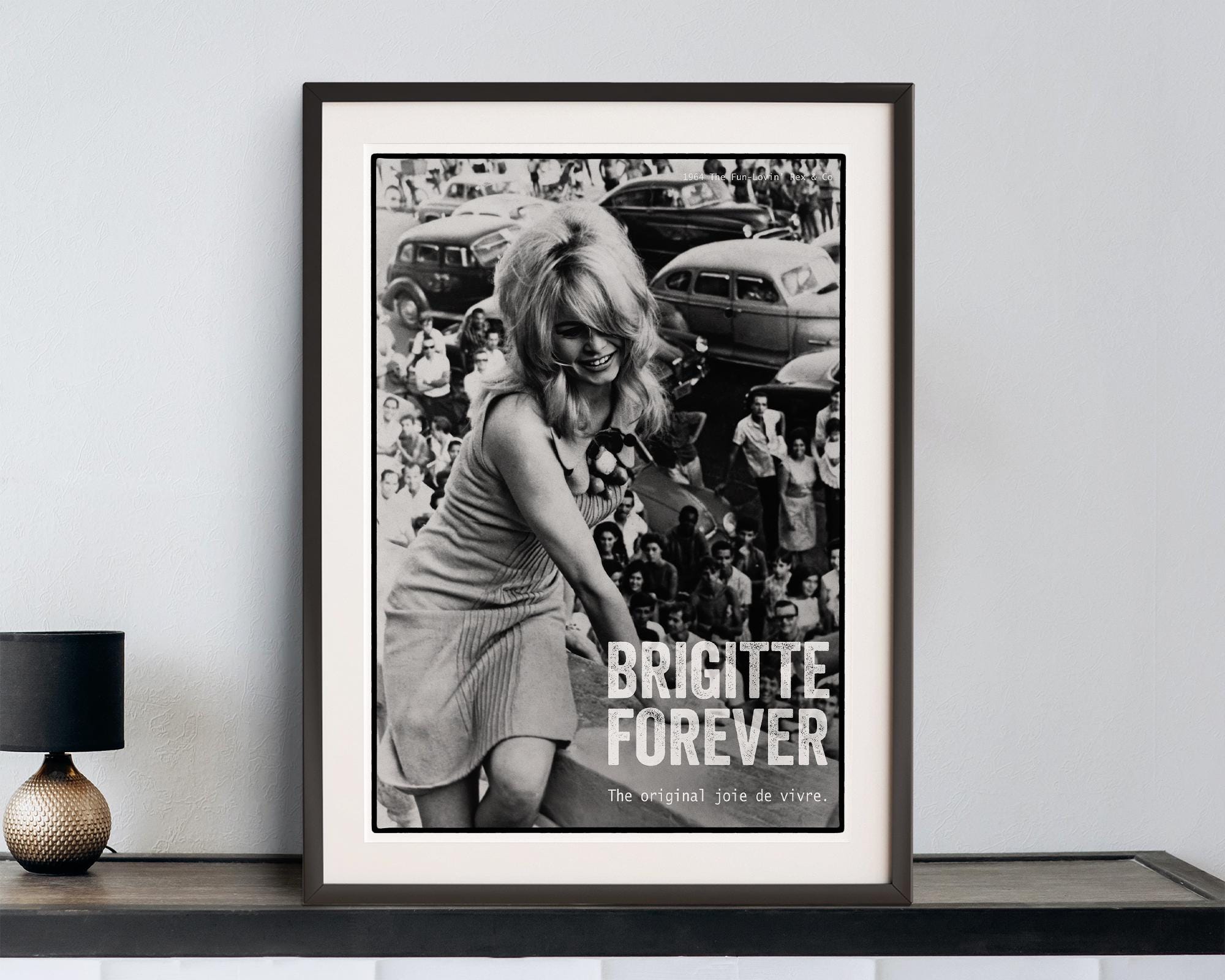Brigitte Bardot Poster | Vintage French Glamour Art | Bathroom Wall Decor | Hollywood Icon Print