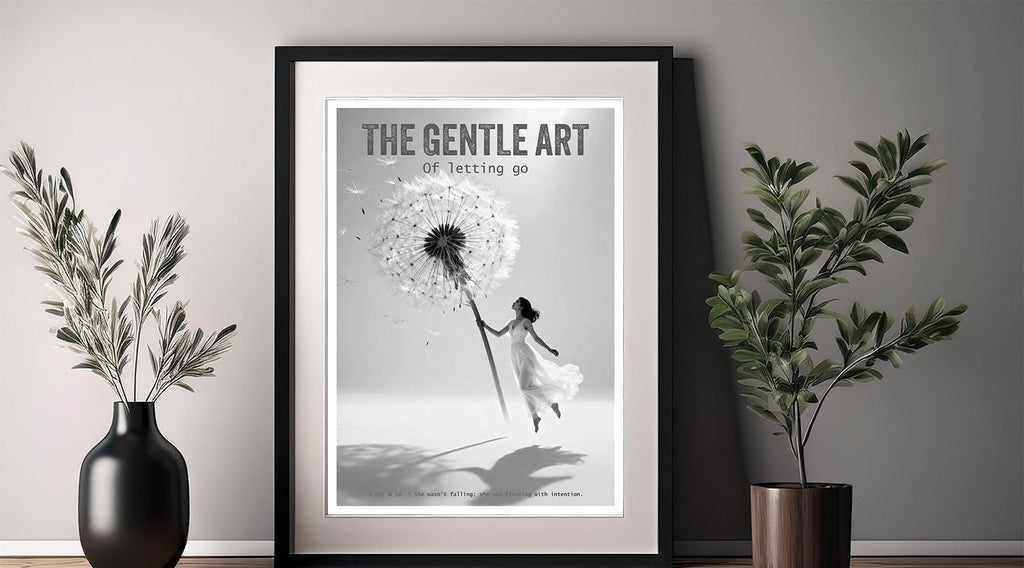 Dandelion Art Print | Spiritual Black and White Wall Decor