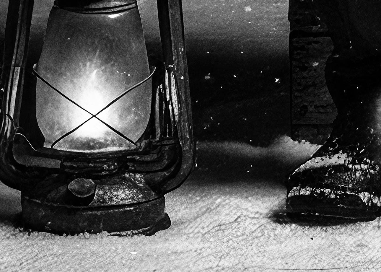 Noir Santa Art Print | Alternative Christmas Decor | Cool Gift for Dad | Black and White Poster