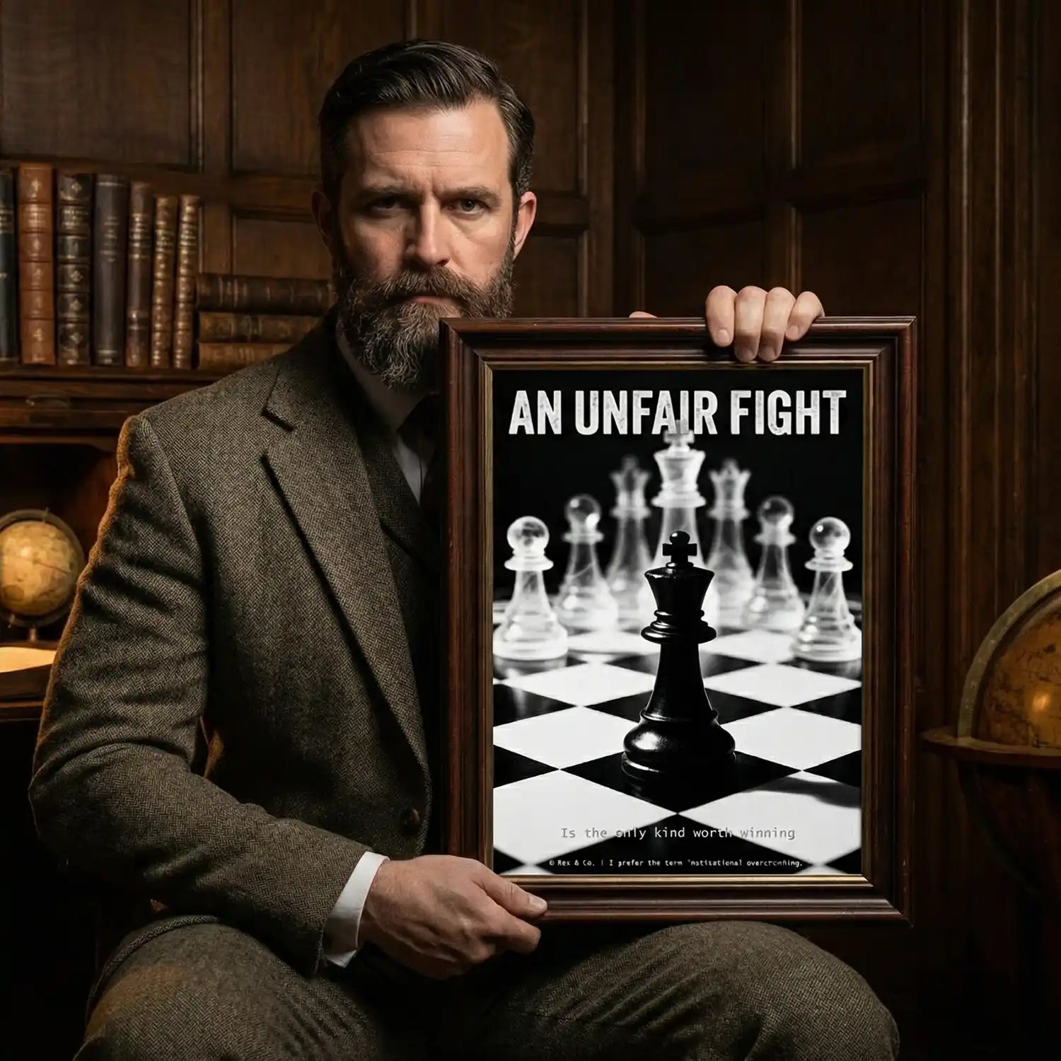 Chess Art Print | Strategic Mind Poster | Gift for Chess Player