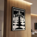 Chess Art Print | Strategic Mind Poster | Gift for Chess Player