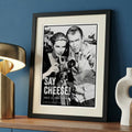 Grace Kelly & James Stewart Art Print | Retro Hollywood Decor