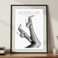 Minimalist Legs Art Print | Black and White Chic Poster