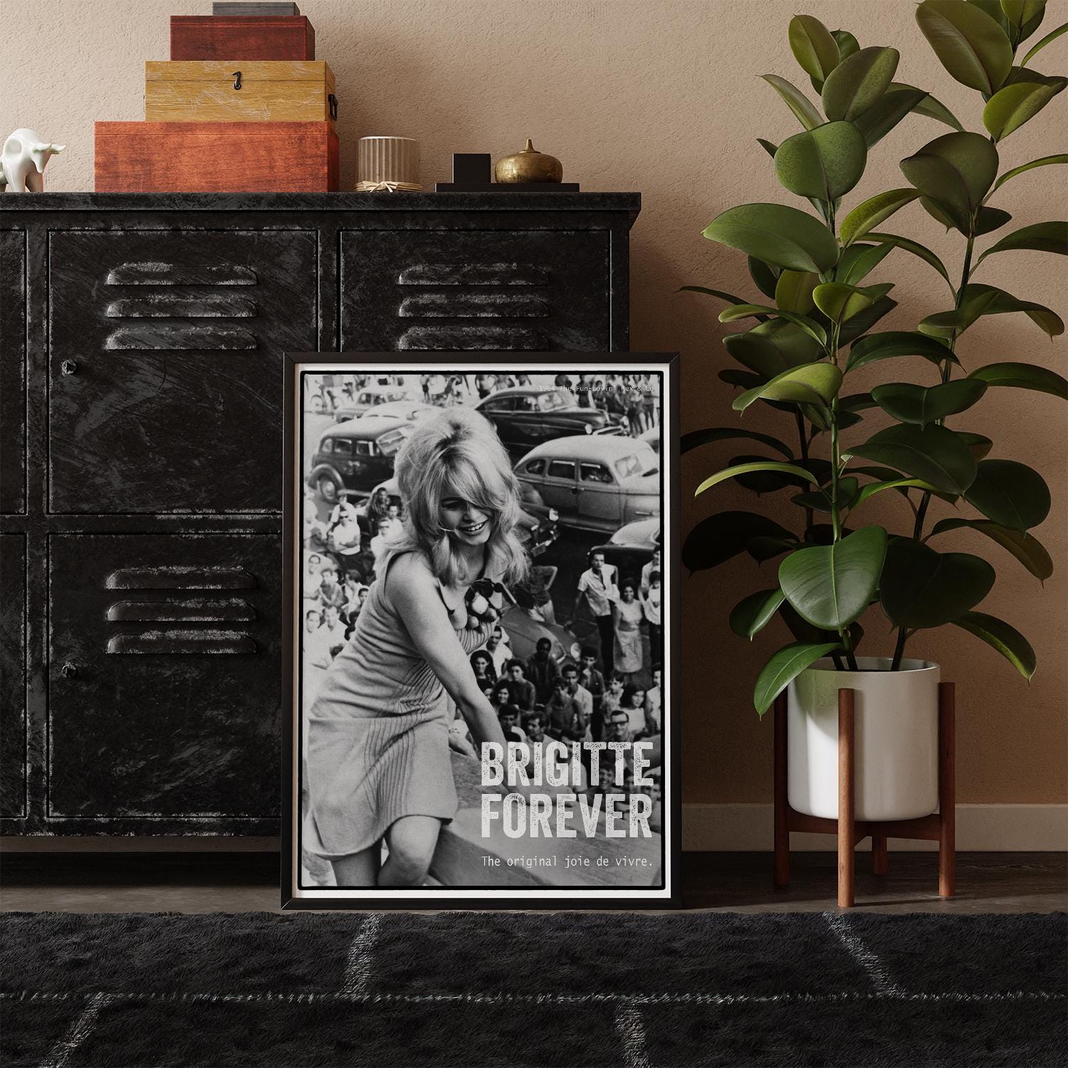 Brigitte Bardot Poster | Vintage French Glamour Art | Bathroom Wall Decor | Hollywood Icon Print