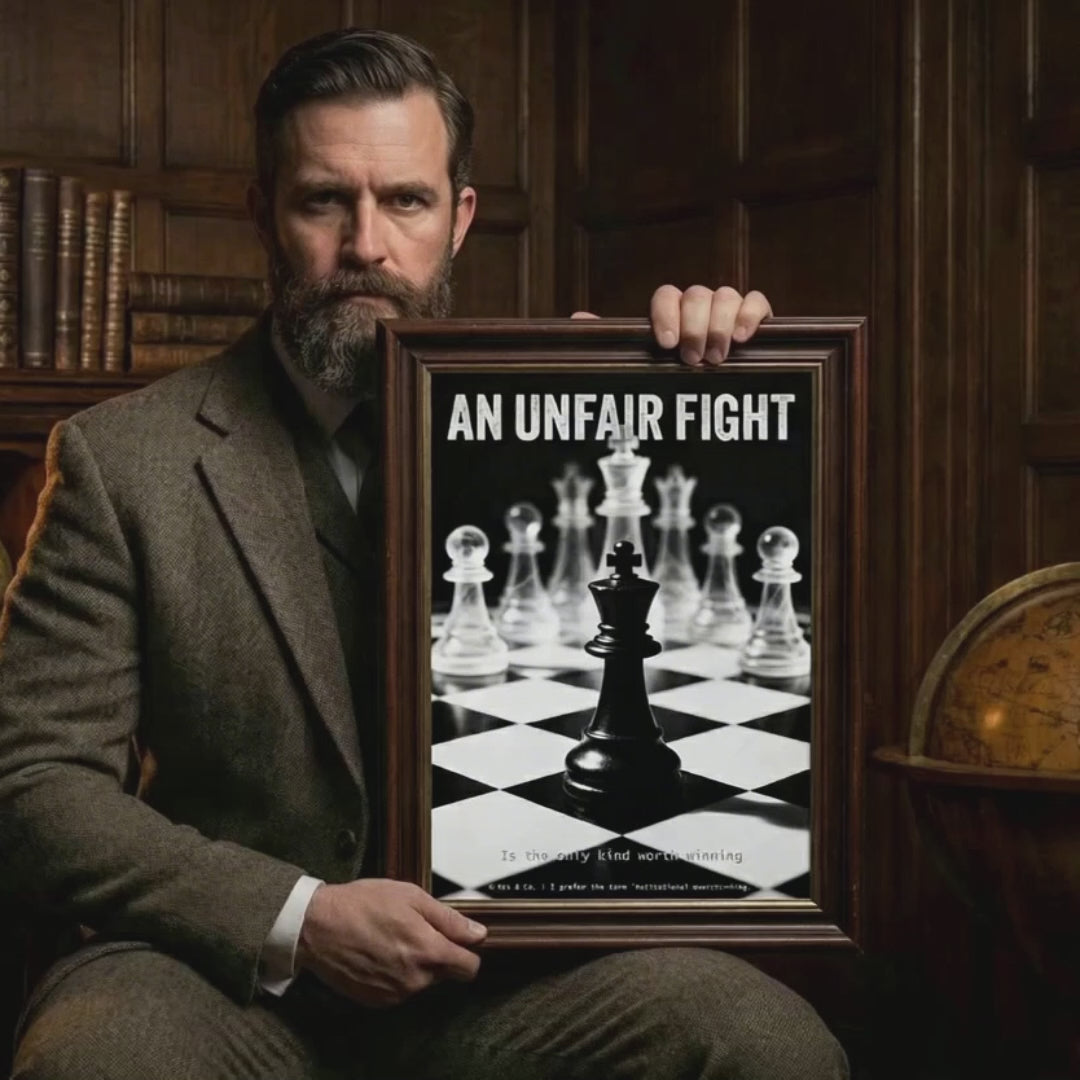 Chess Art Print | Strategic Mind Poster | Gift for Chess Player