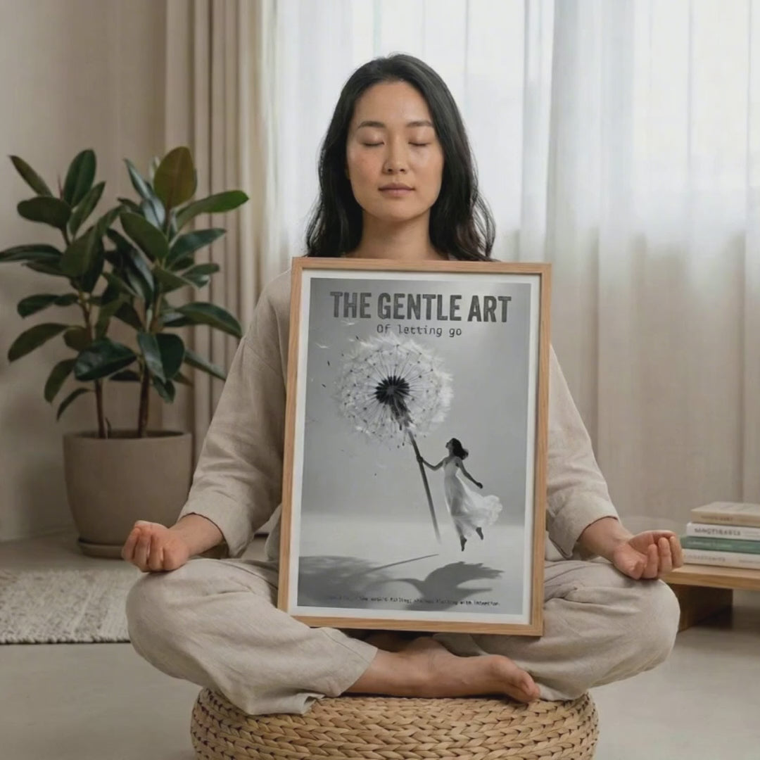 Dandelion Art Print | Spiritual Black and White Wall Decor